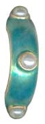 Repair - Pearl Ring in 18K gold with enamel (1646M)