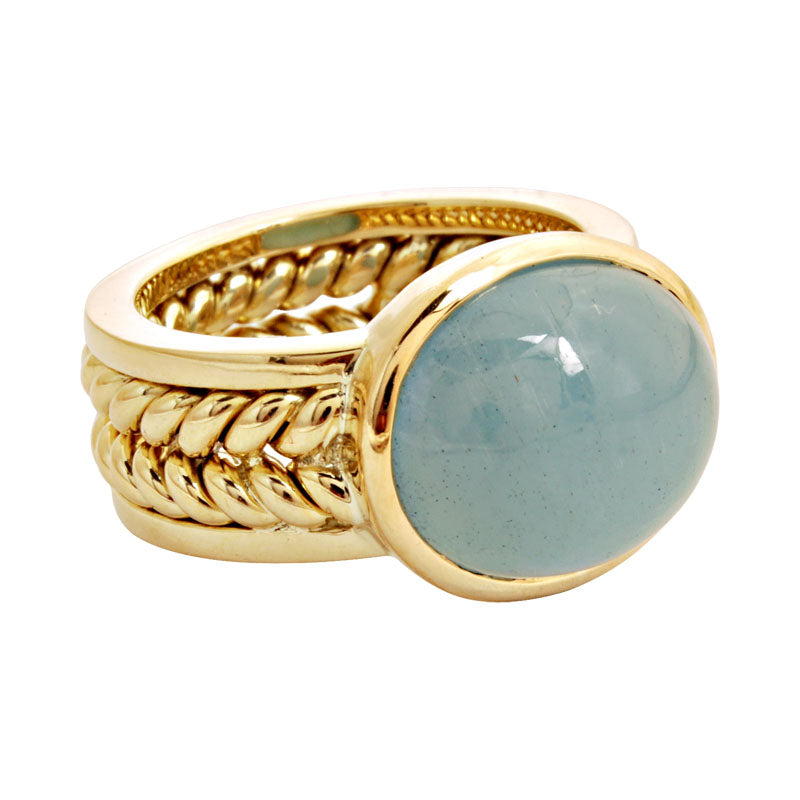 Ring-Aquamarine | Singhvi Jewels
