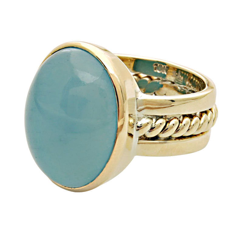 Ring-Aquamarine | Singhvi Jewels