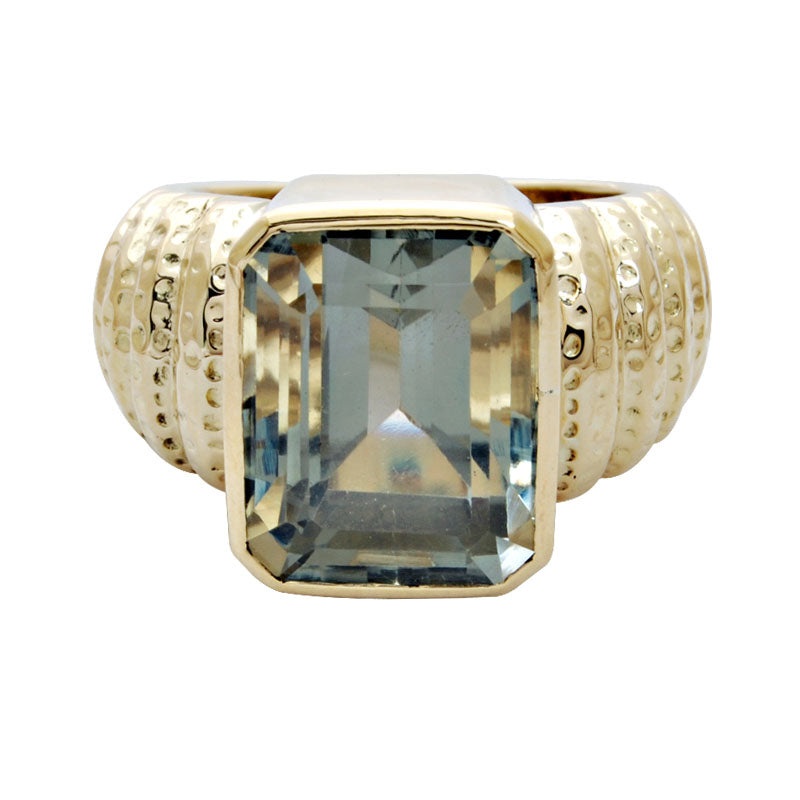 Ring-Green Quartz