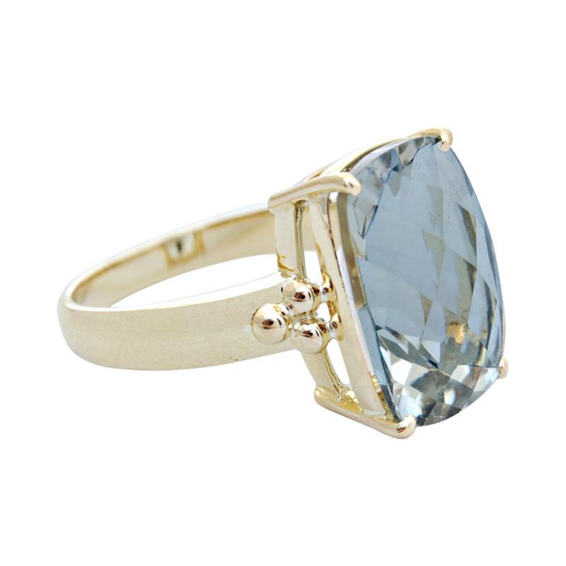 Ring-Green Quartz (1741O) | Singhvi Jewels