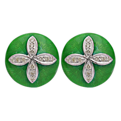 Earrings - Diamond (Enamel)