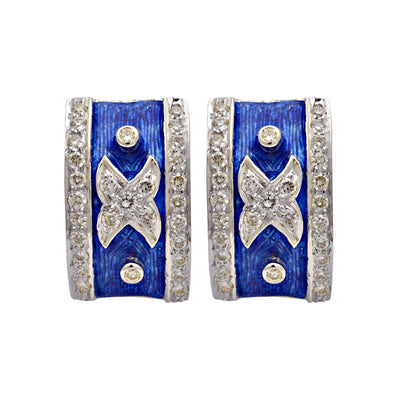 Earrings - Diamond (Enamel)