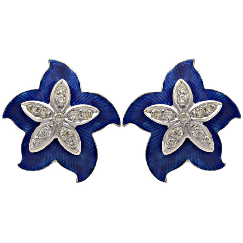 Earrings - Diamond (Enamel) | Singhvi Jewels