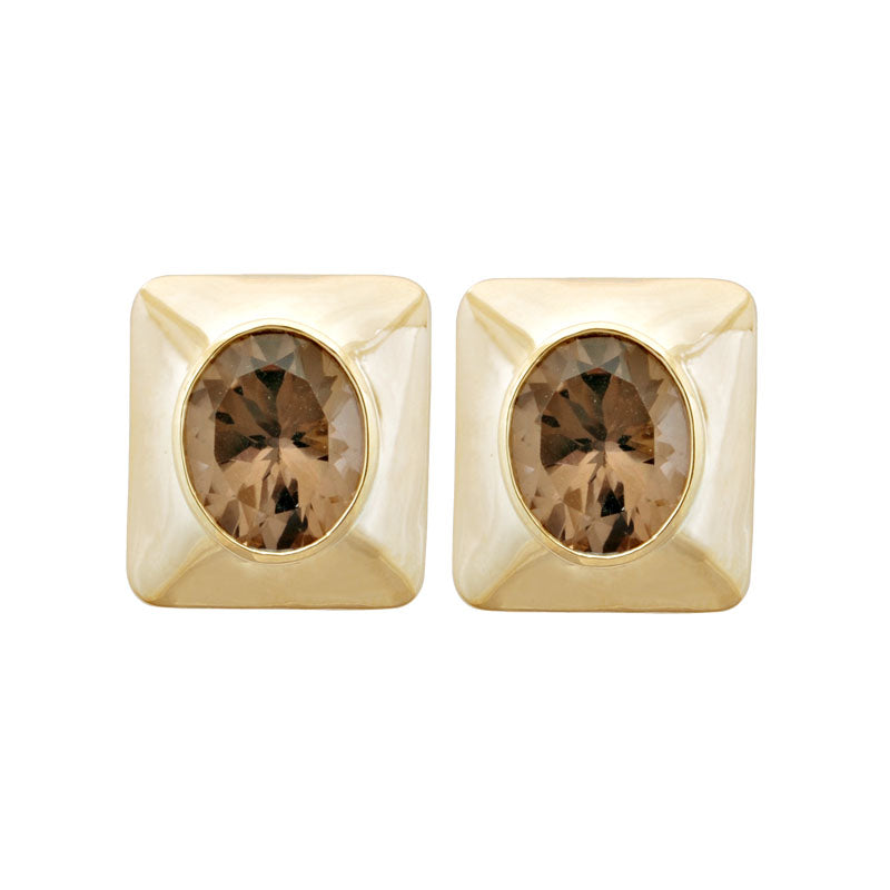 Earrings-Smokey Quartz