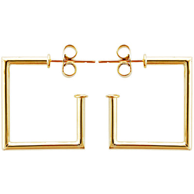 Earrings - Plain Gold