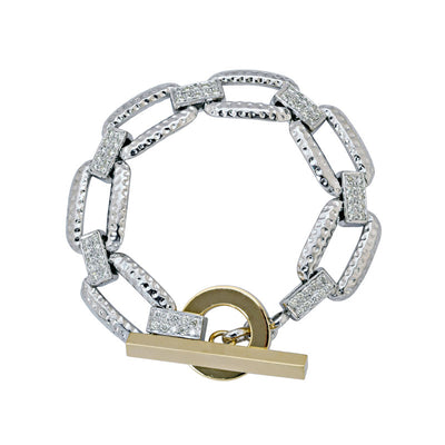 Toggle Bracelet- Diamond