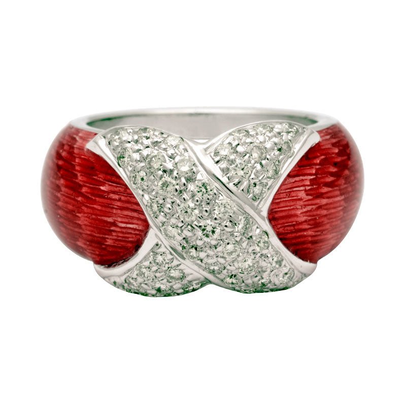 Ring - Diamond (Enamel) | Singhvi Jewels