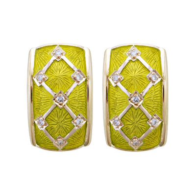 Earrings - Diamond (Enamel)