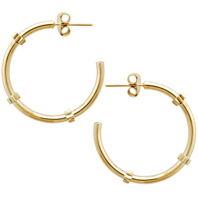 Earrings - Plain Gold
