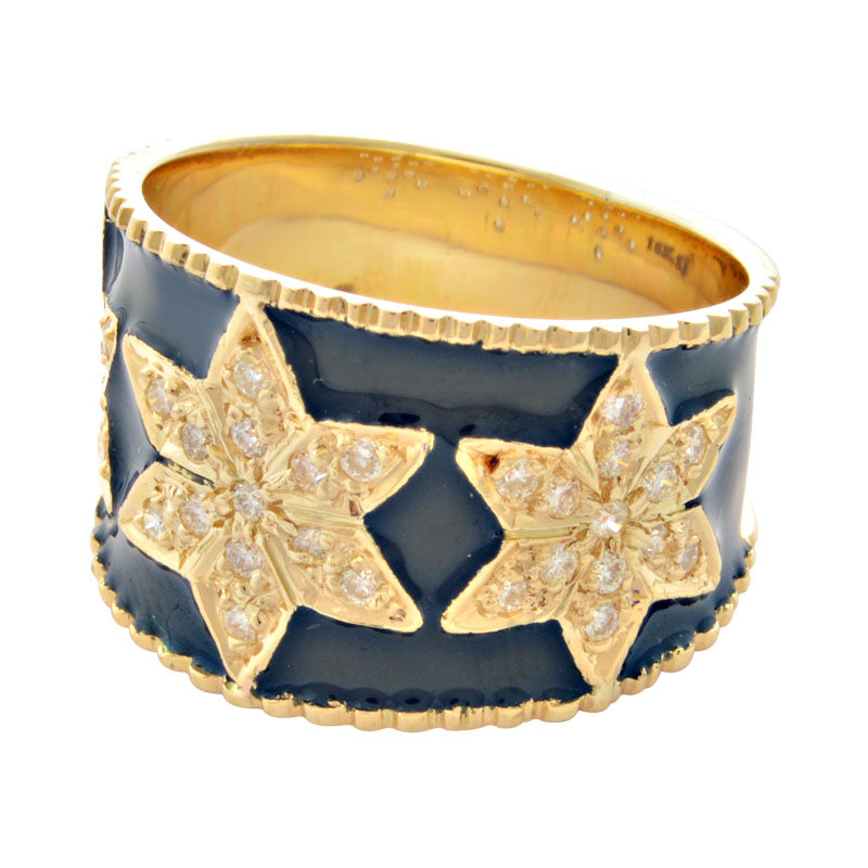 Ring - Diamond (Enamel) | Singhvi Jewels