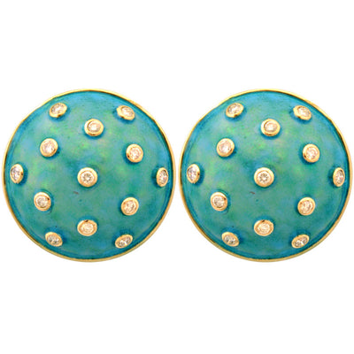 Earrings - Diamond (Enamel)