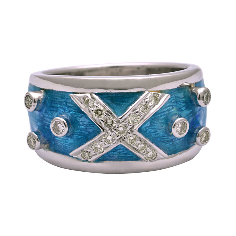 Ring-Diamond (Enamel) | Singhvi Jewels