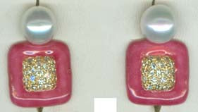 Repair - Earrings - South Sea Pearl and Diamond (1926M)