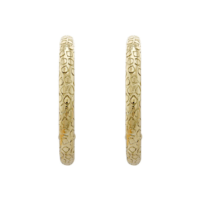 Earrings-Plain Gold