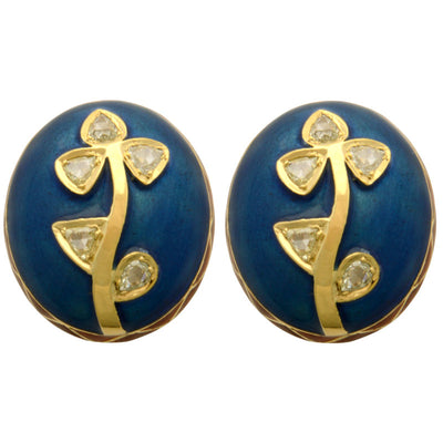Earrings - Diamond (Enamel)