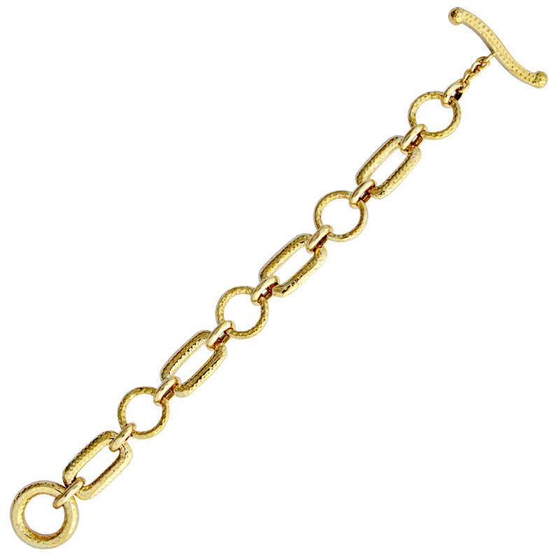 Toggle Bracelet - Gold | Singhvi Jewels