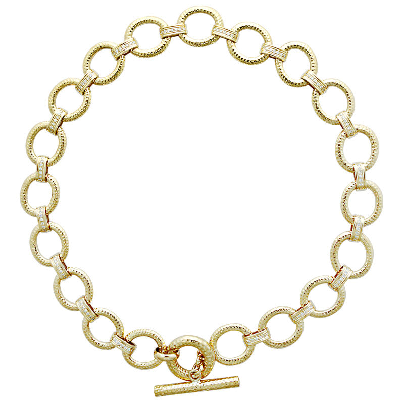Toggle Necklace - Diamond | Singhvi Jewels
