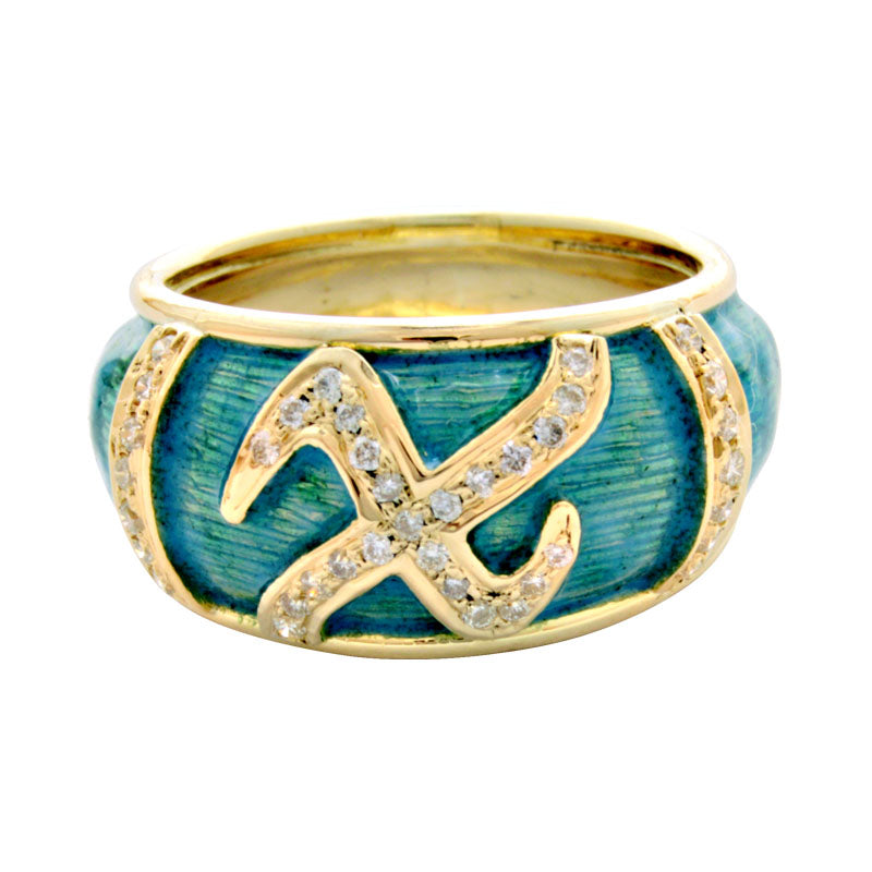 Ring - Diamond (Enamel) | Singhvi Jewels