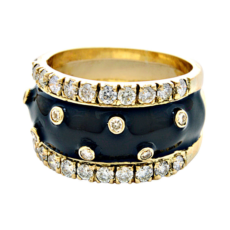 Ring - Diamond (Enamel) | Singhvi Jewels