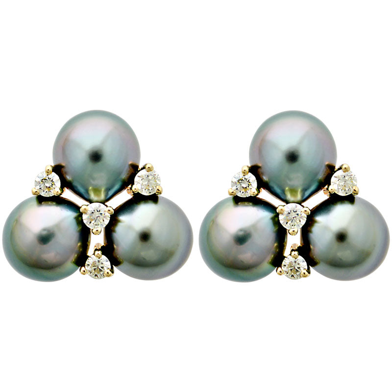 Earrings - South Sea Pearl and Diamond | Singhvi Jewels