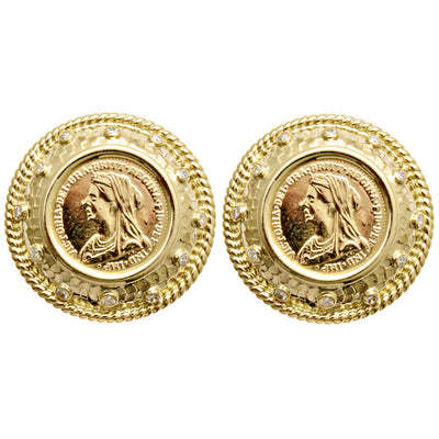 Earrings - Diamond (Enamel)