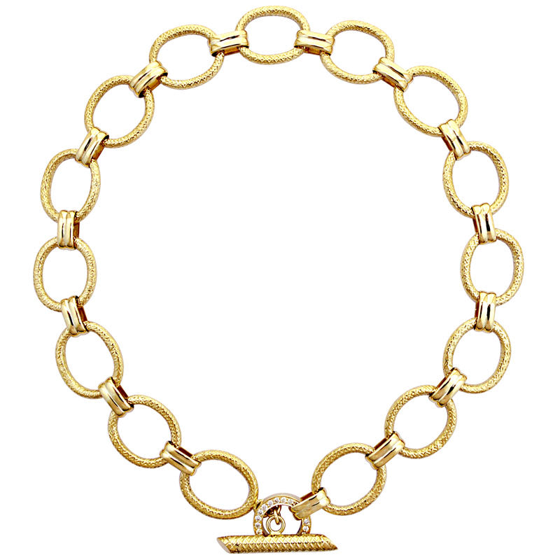 Toggle Necklace - Diamond