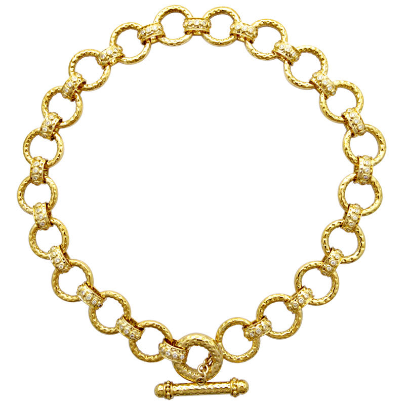 Toggle Necklace-Diamond