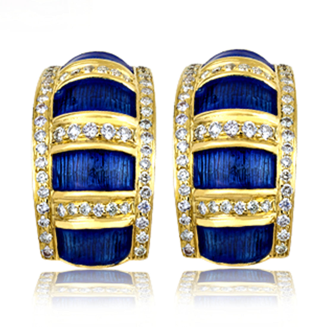 Earrings - Diamond (Enamel) | Singhvi Jewels
