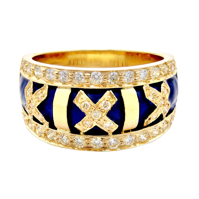 Ring - Diamond (Enamel) | Singhvi Jewels