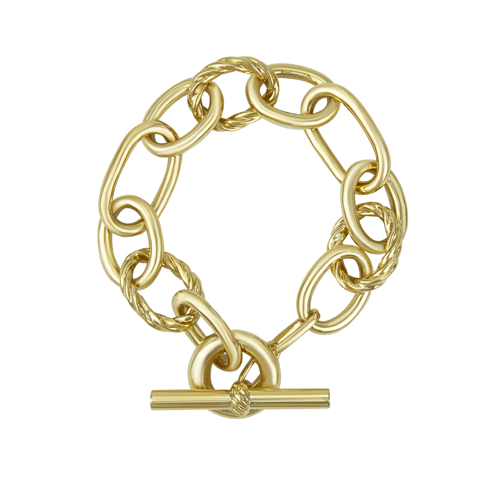 Toggle Bracelet - Gold | Singhvi Jewels