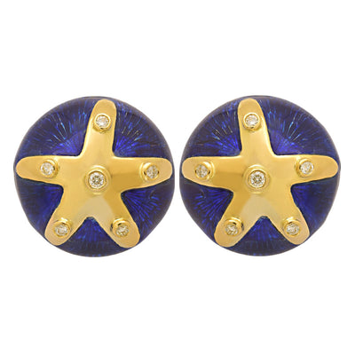 Earrings - Diamond (Enamel)
