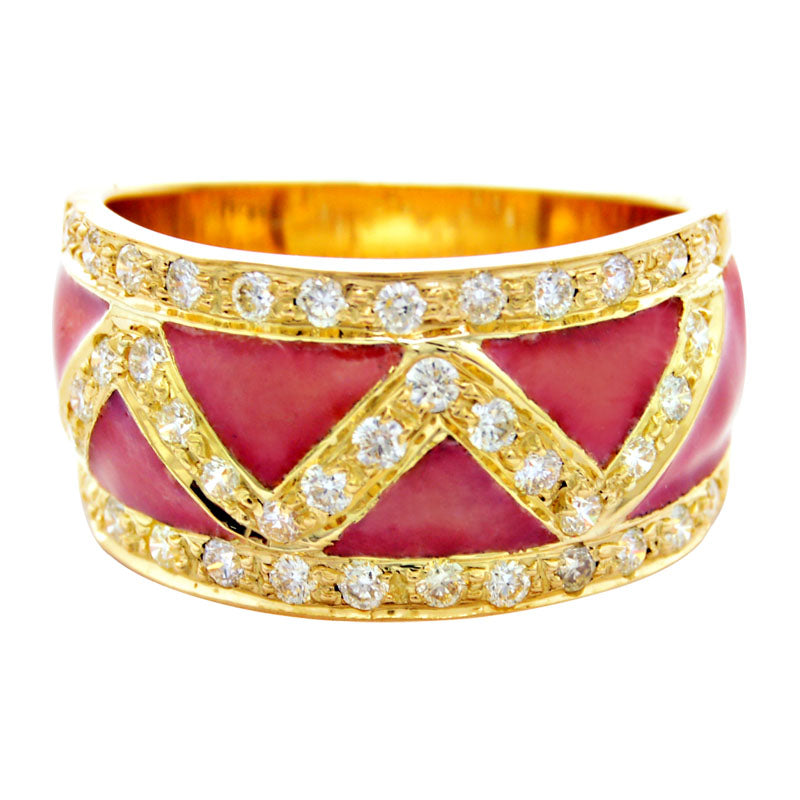Ring - Diamond (Enamel) | Singhvi Jewels