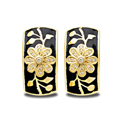 Earrings - Diamond (Enamel)