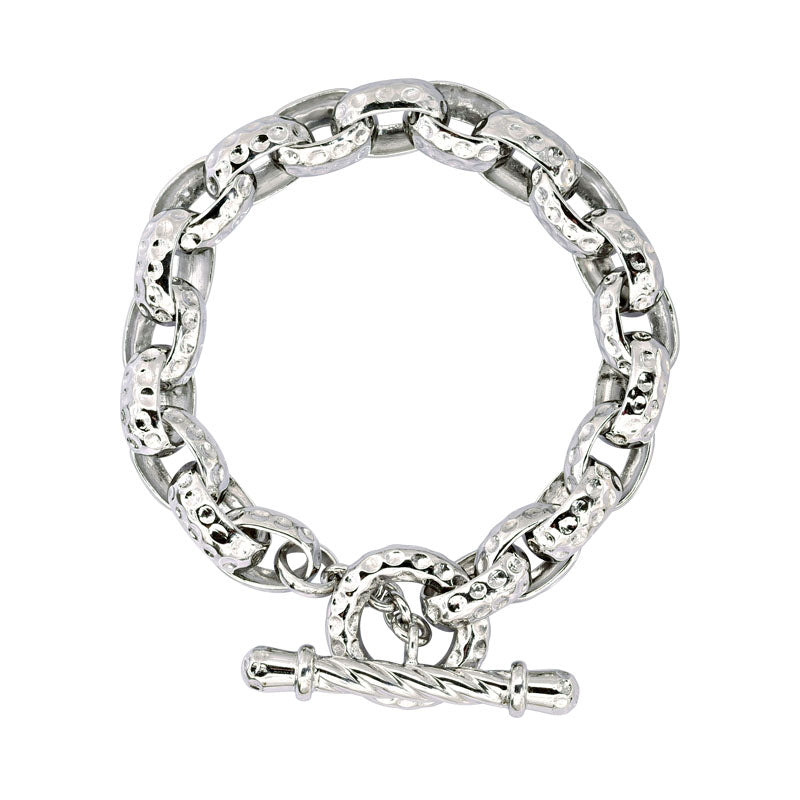 Toggle Bracelet-Sterling Silver | Singhvi Jewels