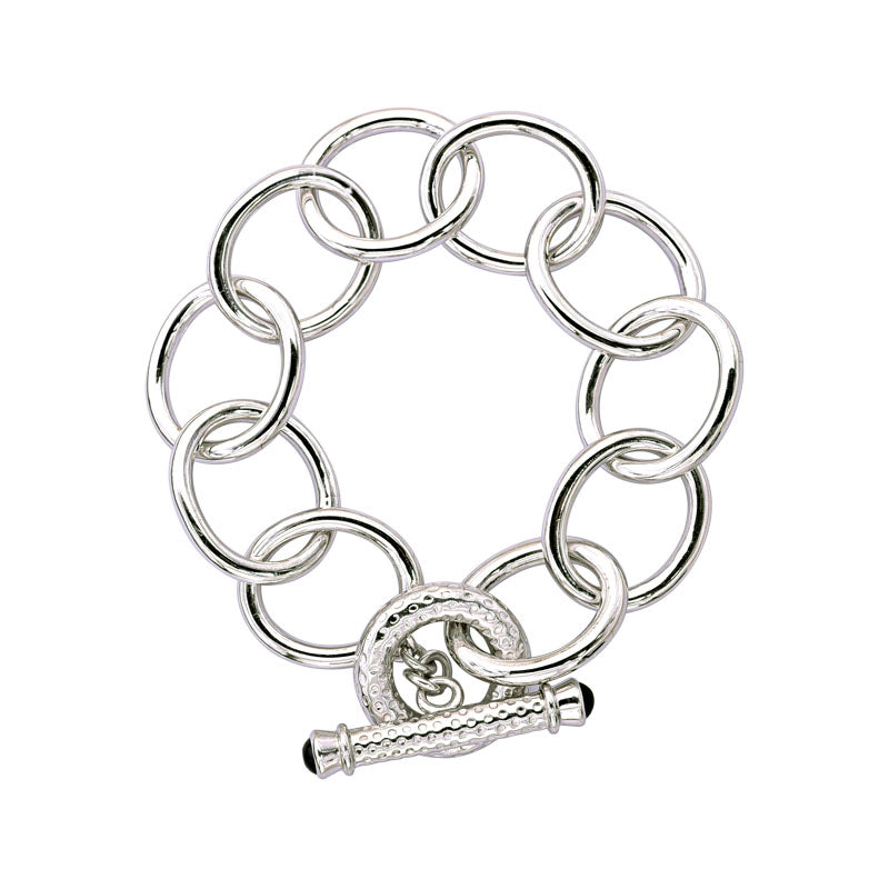 Toggle Bracelet - Iolite | Singhvi Jewels
