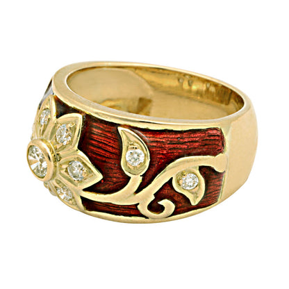 Ring - Diamond (Enamel) | Singhvi Jewels