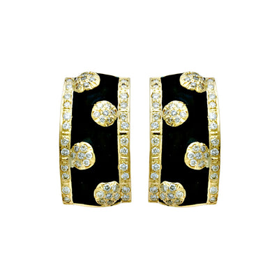 Earrings - Diamond (Enamel)
