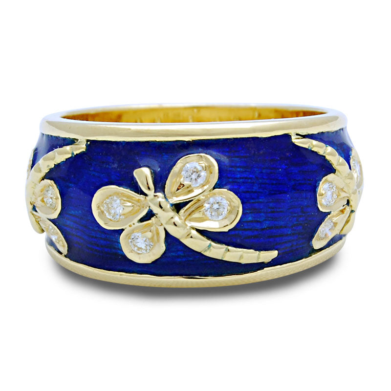 Ring - Diamond (Enamel) | Singhvi Jewels