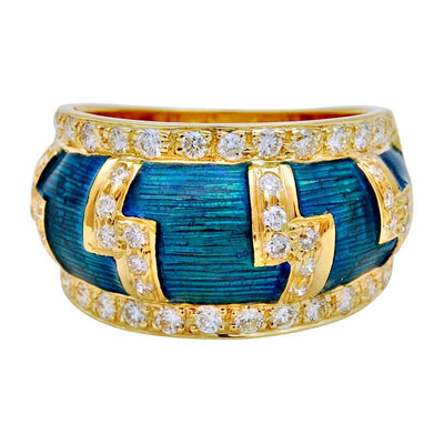 Ring-Diamond (Enamel)  (2037L)