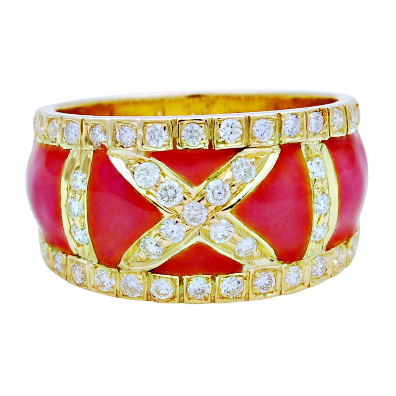 Ring - Diamond (Enamel) | Singhvi Jewels