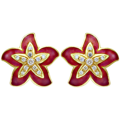 Earrings - Diamond (Enamel)