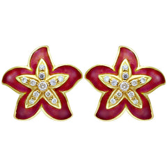 Earrings - Diamond (Enamel)