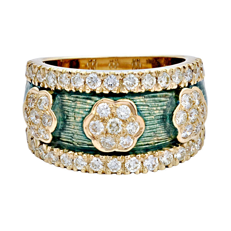 Ring - Diamond (Enamel) | Singhvi Jewels