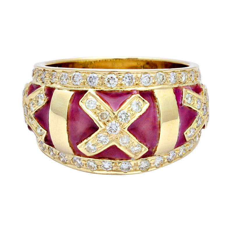 Ring - Diamond (Enamel) | Singhvi Jewels