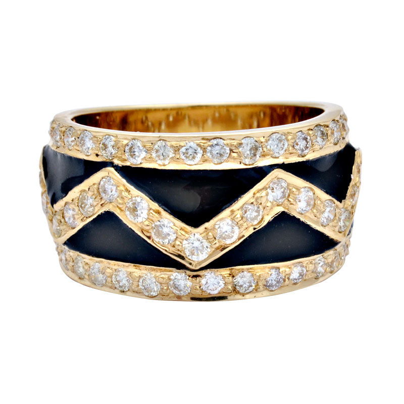 Ring - Diamond (Enamel) | Singhvi Jewels