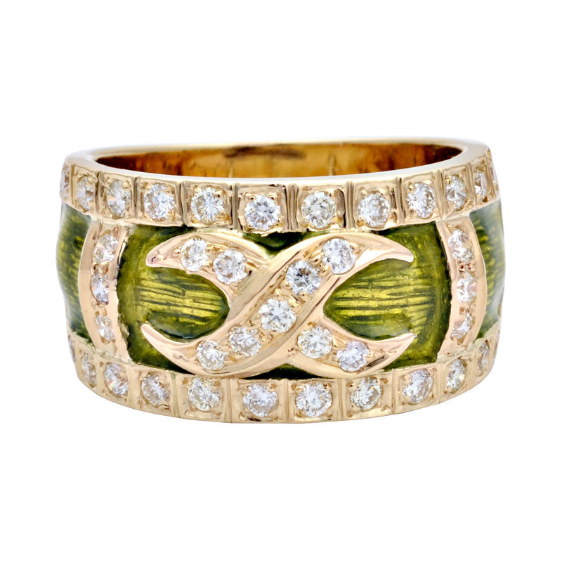 Ring - Diamond (Enamel) | Singhvi Jewels