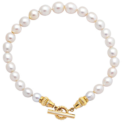 Toggle Necklace - South Sea Pearl And Diamond