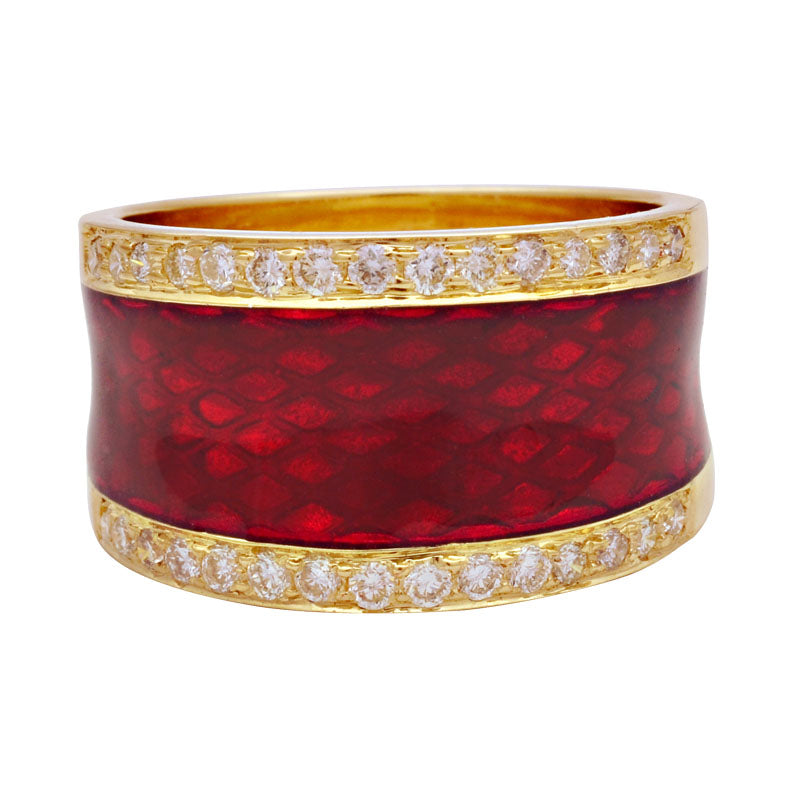 Ring - Diamond (Enamel) | Singhvi Jewels