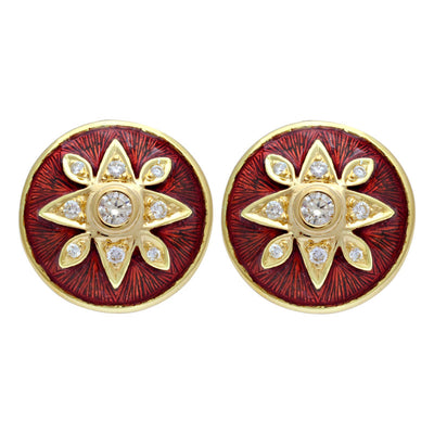 Earrings - Diamond (Enamel)